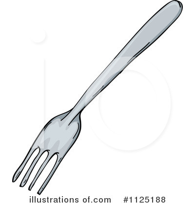 Royalty-Free (RF) Fork Clipart Illustration #1125188 by colematt