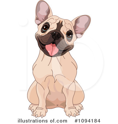 Royalty-Free (RF) French Bulldog Clipart Illustration #1094184 by Pushkin