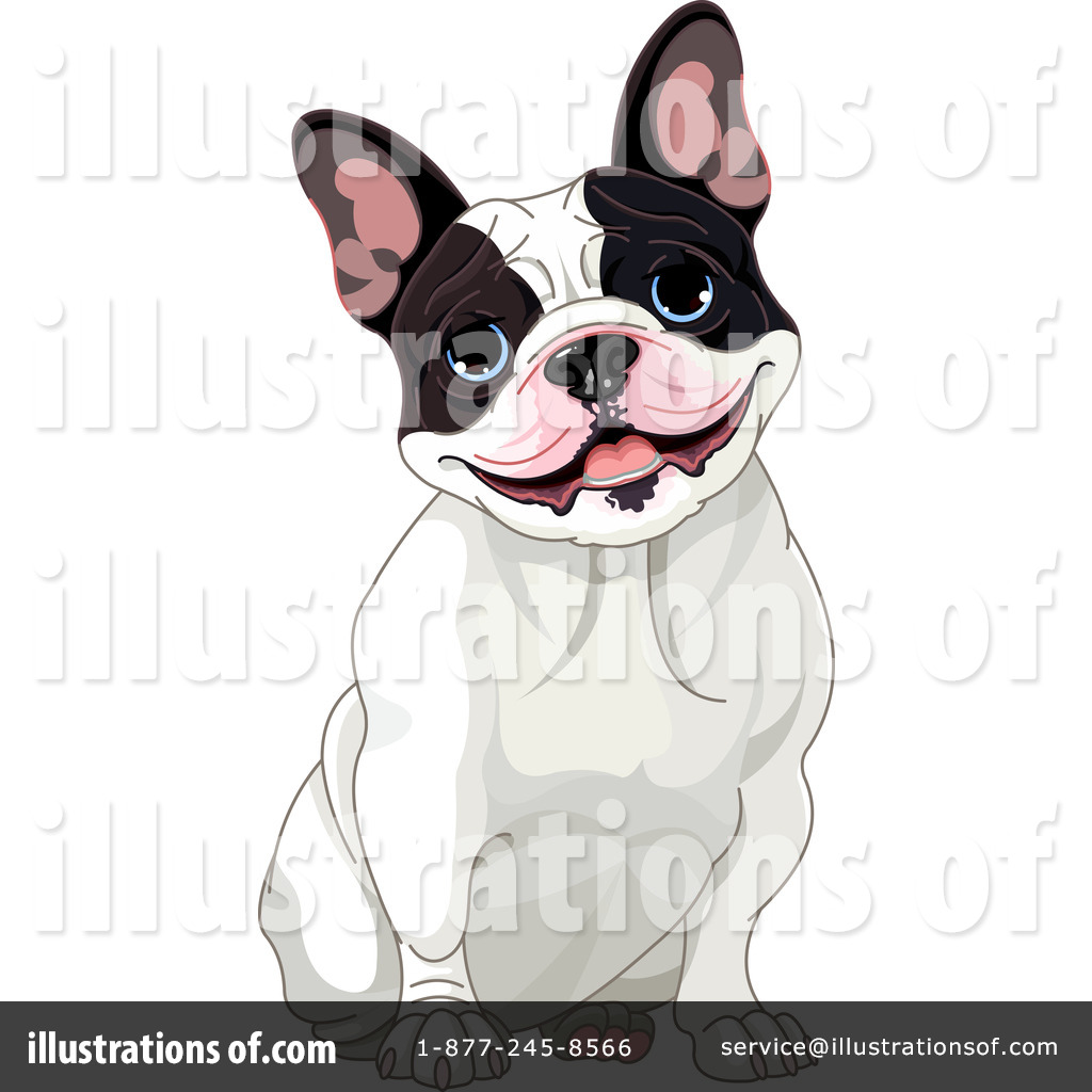 Royalty-Free (RF) French Bulldog Clipart Illustration #1099412 by Pushkin