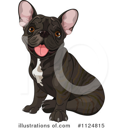 Royalty-Free (RF) French Bulldog Clipart Illustration #1124815 by Pushkin
