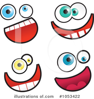 Funny Cartoon Faces Clip Art 