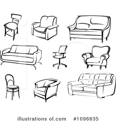 Royalty-Free (RF) Furniture C - Furniture Clip Art