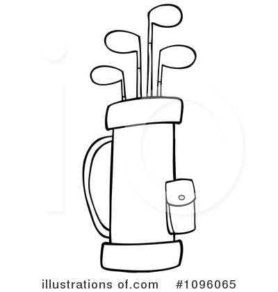 Royalty-Free (RF) Golf Bag Clipart Illustration by Hit Toon - Stock Sample