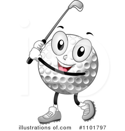 Royalty-Free (RF) Golf Clipart Illustration by BNP Design Studio - Stock Sample