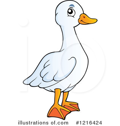 Royalty-Free (RF) Goose Clipart Illustration #1216424 by visekart