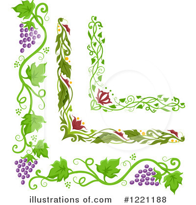 Royalty-Free (RF) Grapevine Clipart Illustration by BNP Design Studio - Stock Sample