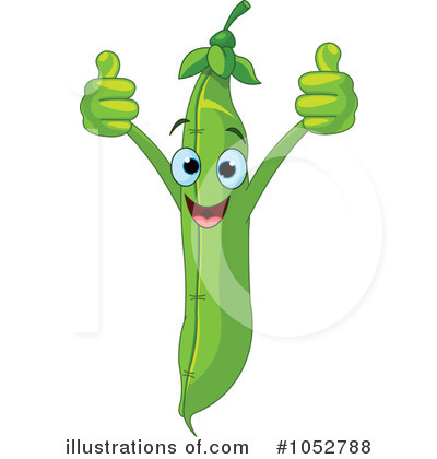 Royalty-Free (RF) Green Bean Clipart Illustration #1052788 by Pushkin