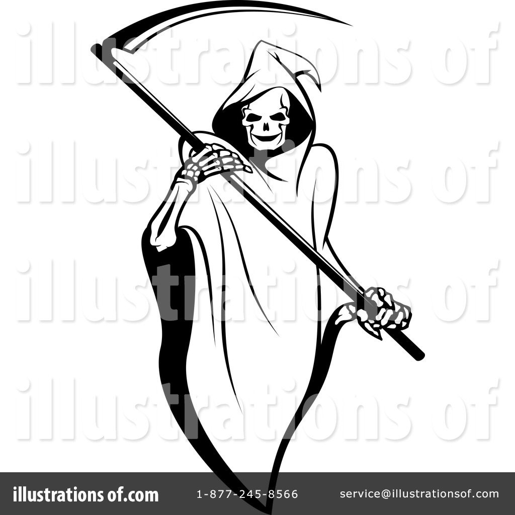 Royalty-Free (RF) Grim Reaper Clipart Illustration #1065662 by Vector Tradition SM
