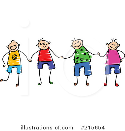 Royalty Free Rf Holding Hands - Friends Holding Hands Clipart