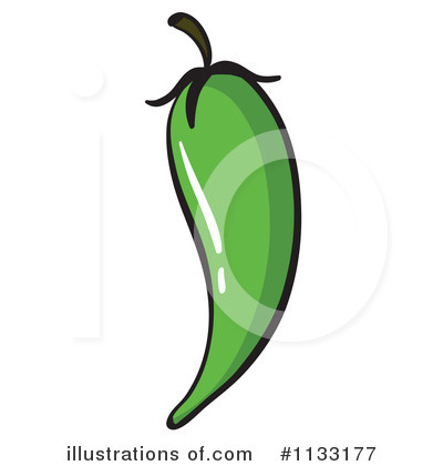 Royalty-Free (RF) Jalapeno Clipart Illustration #1133177 by colematt
