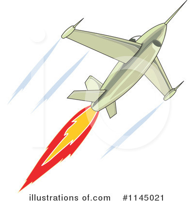 Royalty-Free (RF) Jet Clipart Illustration #1145021 by patrimonio