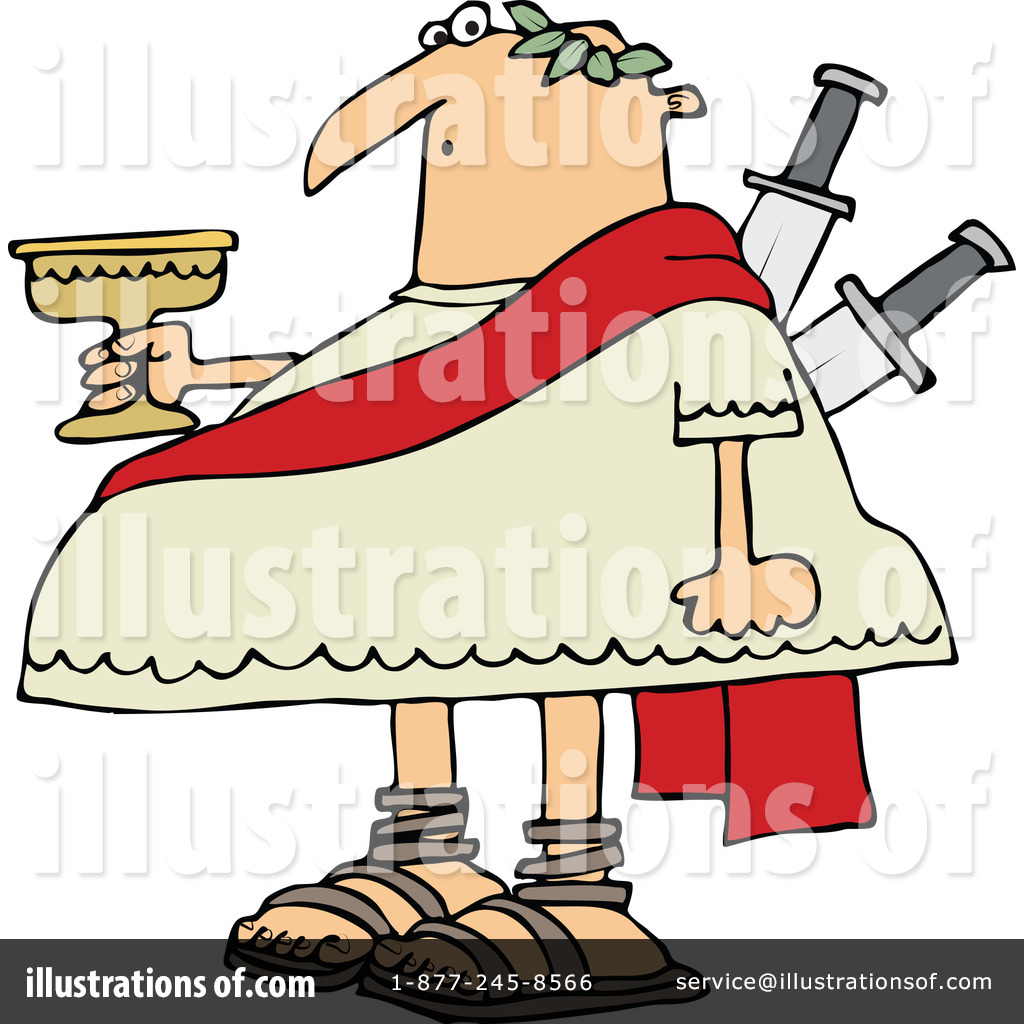 Royalty-Free (RF) Julius Caesar Clipart Illustration by Dennis Cox - Stock Sample