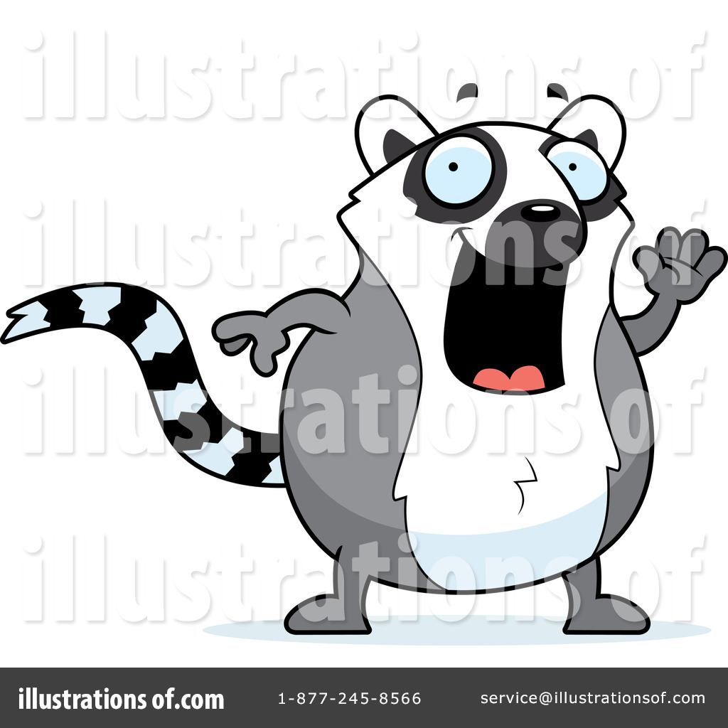 Royalty-Free (RF) Lemur Clipart Illustration #1066658 by Cory Thoman