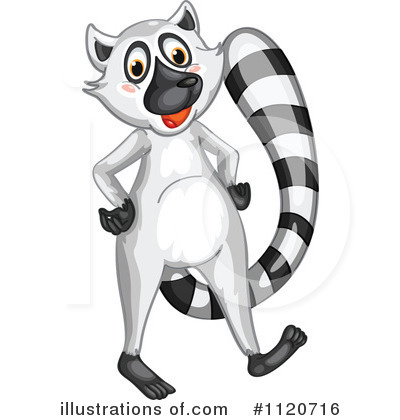 Royalty-Free (RF) Lemur Clipart Illustration #1120716 by colematt