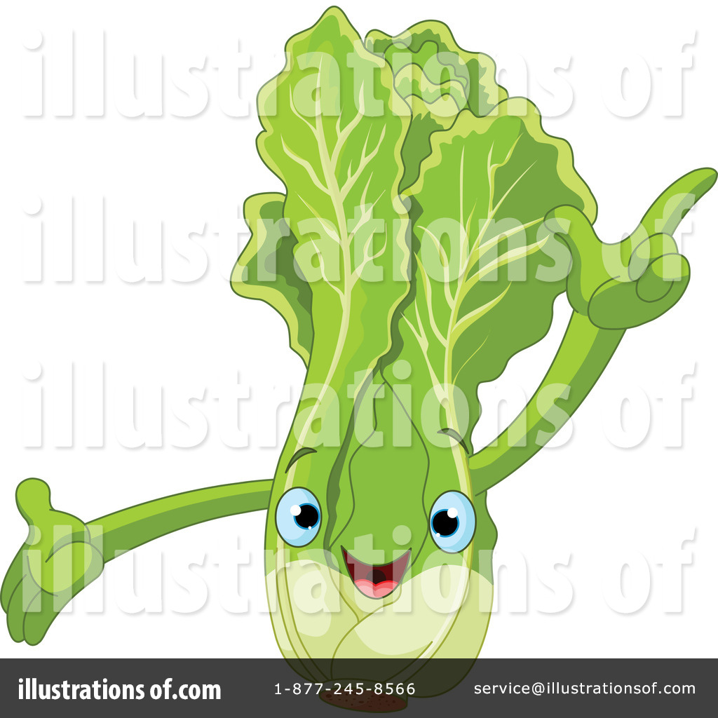 Royalty-Free (RF) Lettuce Clipart Illustration #1052123 by Pushkin