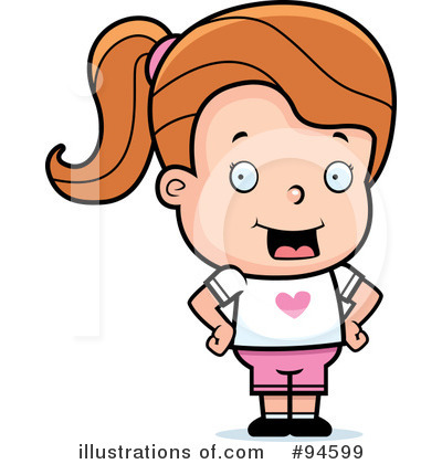 Royalty-Free (RF) Little Girl Clipart Illustration by Cory Thoman - Stock Sample