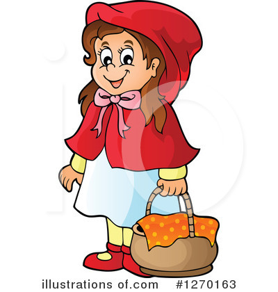 Royalty-Free (RF) Little Red Riding Hood Clipart Illustration #1270163 by visekart