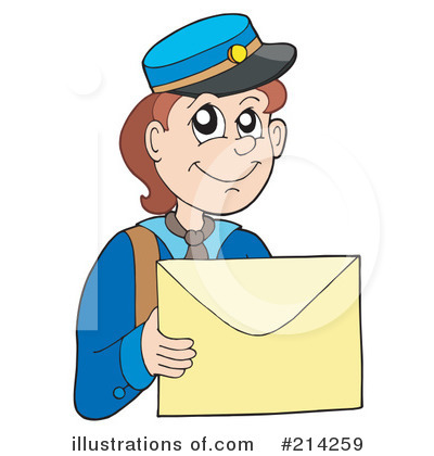 Royalty-Free (RF) Mailman Clipart Illustration #214259 by visekart