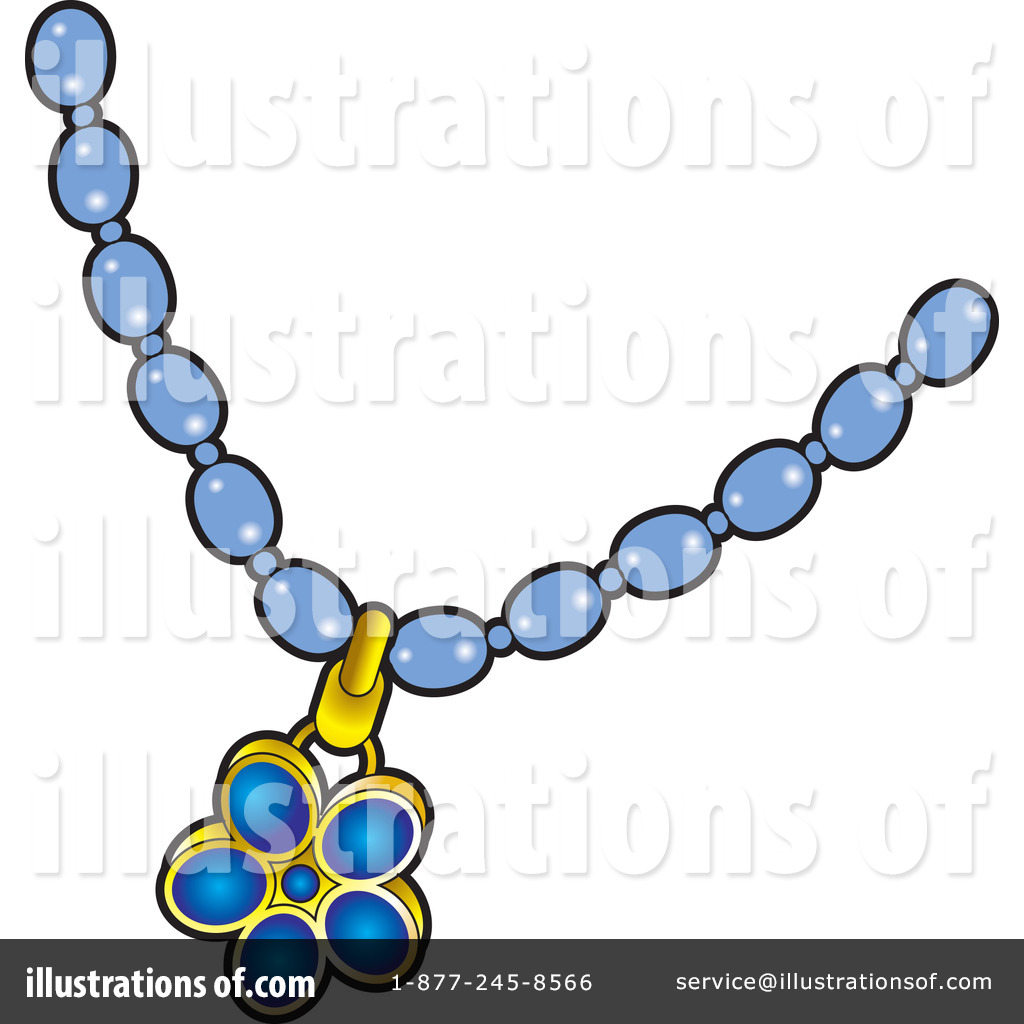 Royalty-Free (RF) Necklace Clipart Illustration #227988 by Lal Perera
