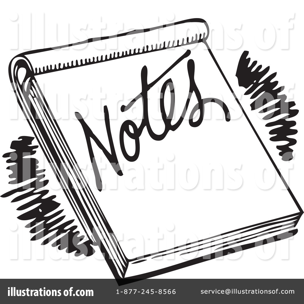 Royalty-Free (RF) Notepad Clipart Illustration #210389 by BestVector