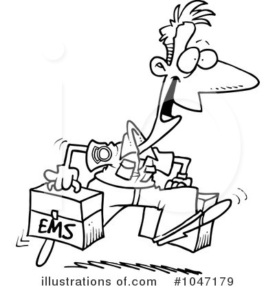Royalty-Free (RF) Paramedic Clipart Illustration #1047179 by Ron Leishman