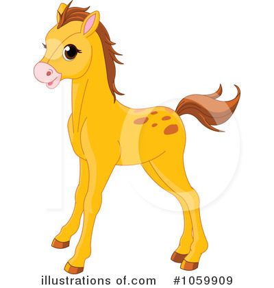 Royalty-Free (RF) Pony Clipart Illustration #1059909 by Pushkin