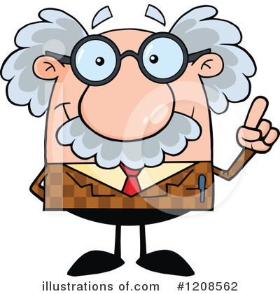 Royalty-Free (RF) Professor Clipart Illustration #1208562 by Hit Toon