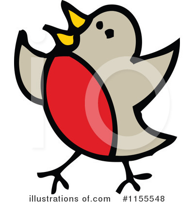 Royalty-Free (RF) Robin Clipart Illustration #1155548 by lineartestpilot