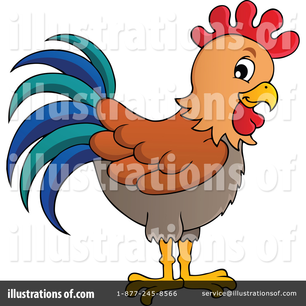 Royalty-Free (RF) Rooster Clipart Illustration #1154592 by visekart