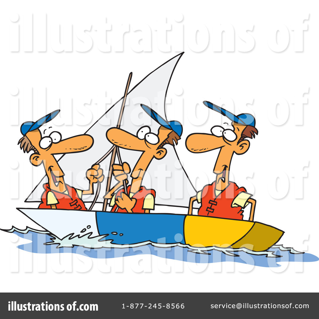 Royalty-Free (RF) Sailing Clipart Illustration #1047694 by Ron Leishman