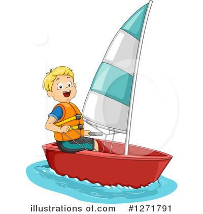 Royalty-Free (RF) Sailing Clipart Illustration by BNP Design Studio - Stock Sample