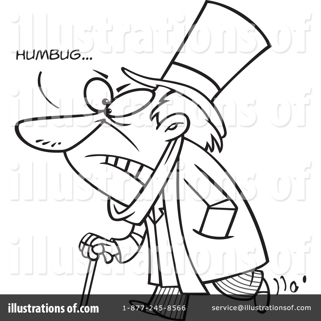 Royalty-Free (RF) Scrooge Clipart Illustration #1226726 by Ron Leishman