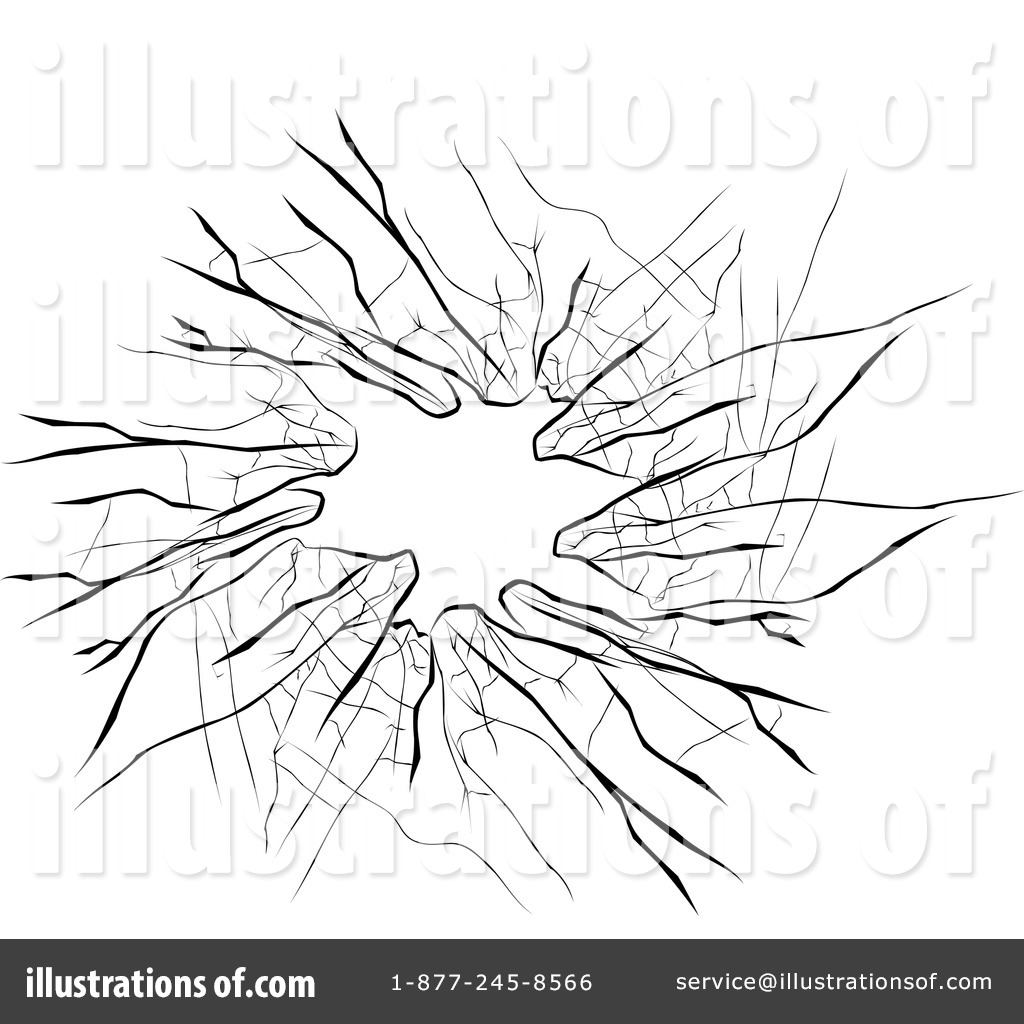 Royalty-Free (RF) Shattered Glass Clipart Illustration #1064866 by Vector Tradition SM