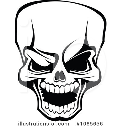 Royalty-Free (RF) Skull Clipart Illustration by Vector Tradition SM - Stock Sample