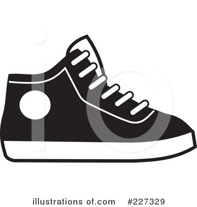 Royalty-Free (RF) Sneakers Clipart Illustration #227329 by Johnny Sajem