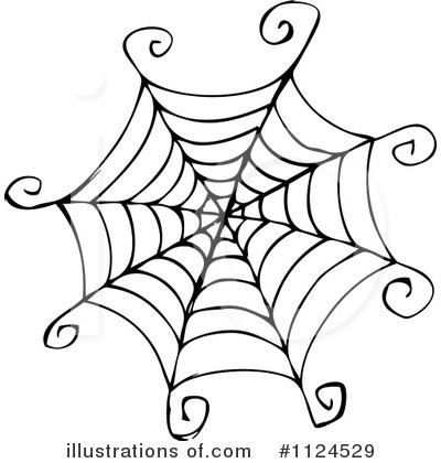 Royalty Free Rf Spiderweb Clipart Illustration By Visekart Stock
