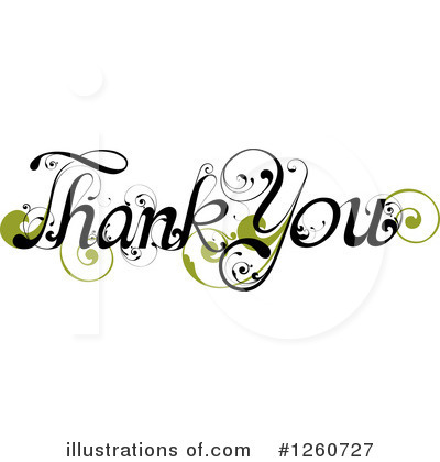 Royalty Free Rf Thank You Clipart Illustration By Onfocusmedia
