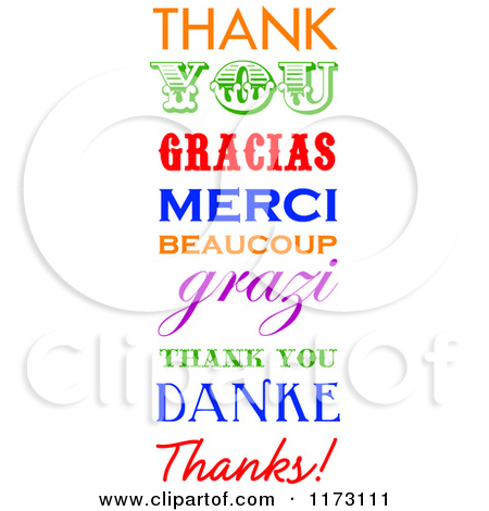 Royalty Free Rf Thank You . - Thank You Free Clipart