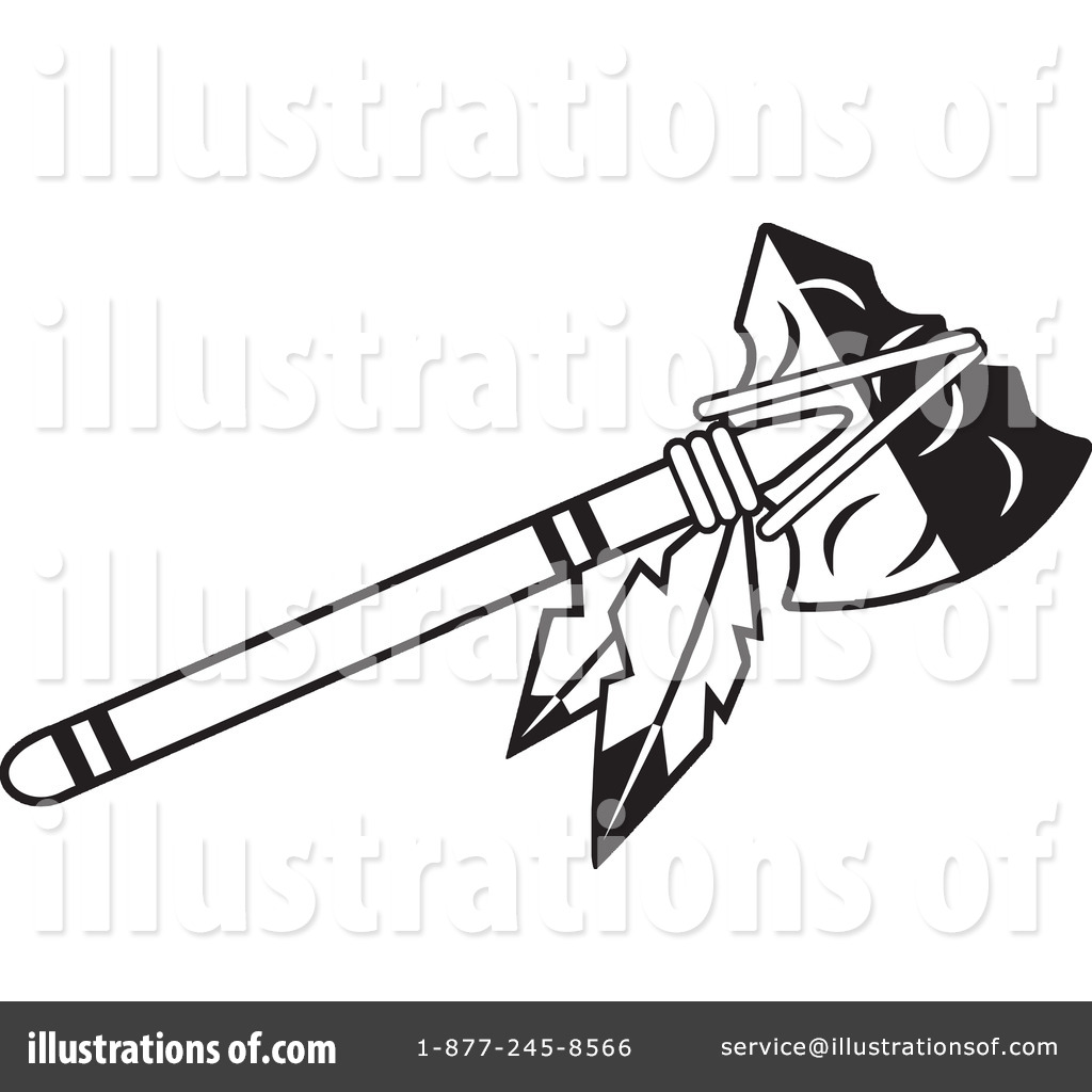Royalty-Free (RF) Tomahawk Clipart Illustration #1194991 by Johnny Sajem