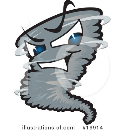 Royalty-Free (RF) Tornado Character Clipart Illustration #16914 by Toons4Biz
