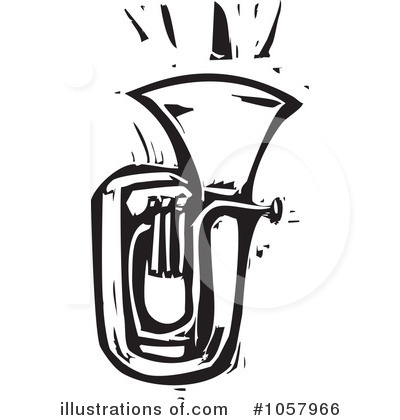 Royalty-Free (RF) Tuba Clipart Illustration #1057966 by xunantunich