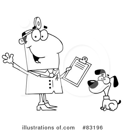 Royalty-Free (RF) Veterinarian Clipart Illustration #83196 by Hit Toon