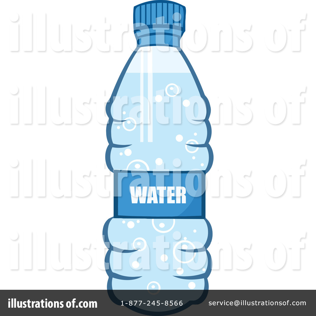 Royalty-Free (RF) Water Bottle Clipart Illustration by Hit Toon - Stock Sample