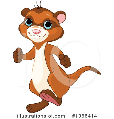 Royalty-Free (RF) Weasel Clipart Illustration #1066414 by Pushkin