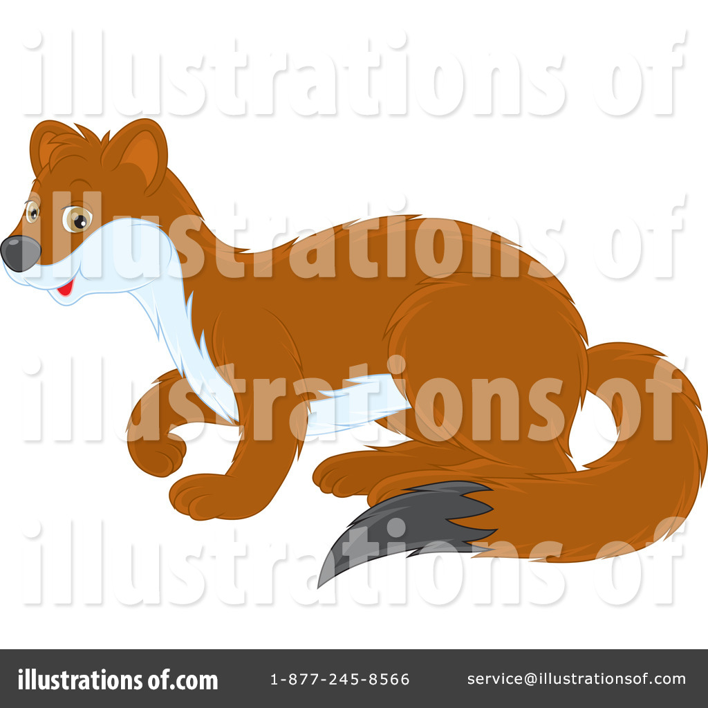 Royalty-Free (RF) Weasel Clipart Illustration #1139222 by Alex Bannykh