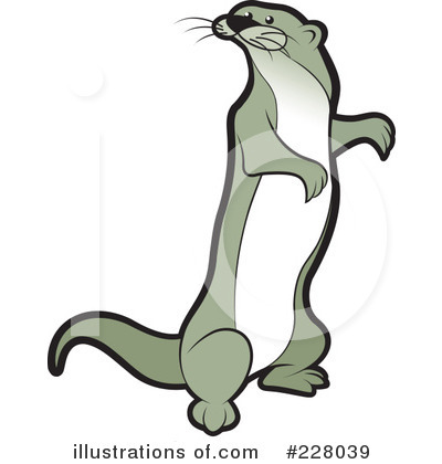Royalty-Free (RF) Weasel Clipart Illustration #228039 by Lal Perera