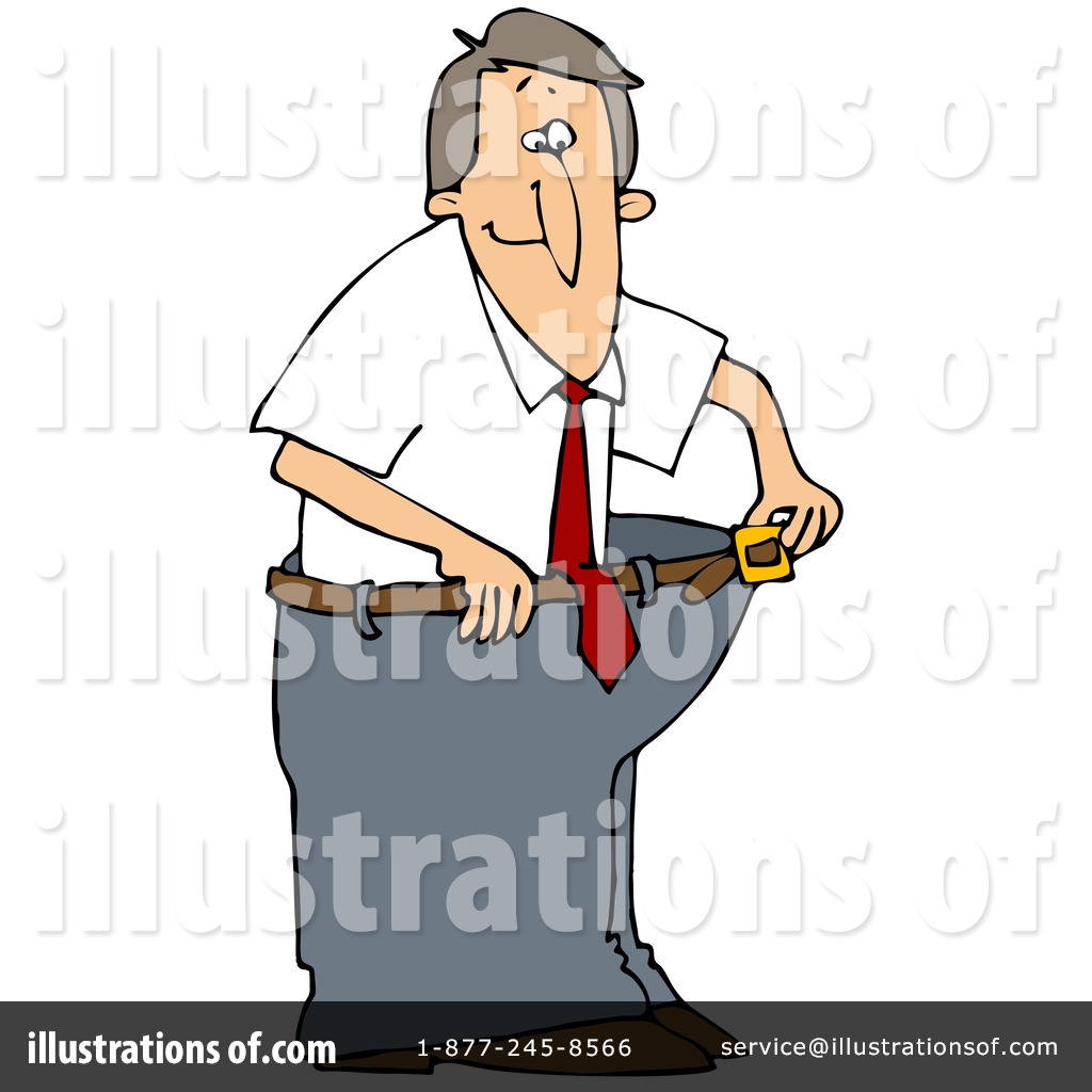Royalty-Free (RF) Weight Loss Clipart Illustration by Dennis Cox - Stock Sample