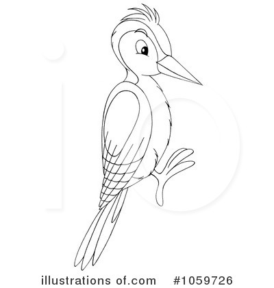 Royalty-Free (RF) Woodpecker Clipart Illustration #1059726 by Alex Bannykh