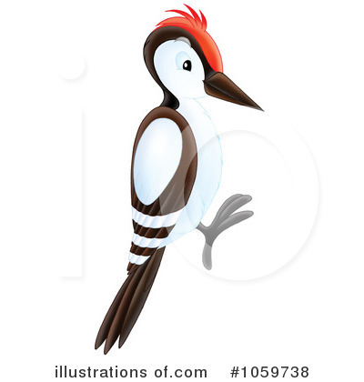 Royalty-Free (RF) Woodpecker Clipart Illustration #1059738 by Alex Bannykh