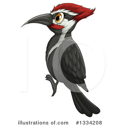 Royalty-Free (RF) Woodpecker Clipart Illustration #1334208 by colematt
